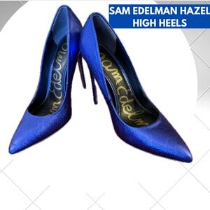 Sam Edelman “Dana” Royal Blue Pointed Toe Stilettos